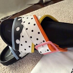 Pierre Hardy Multicolor Polka Dot Sandals